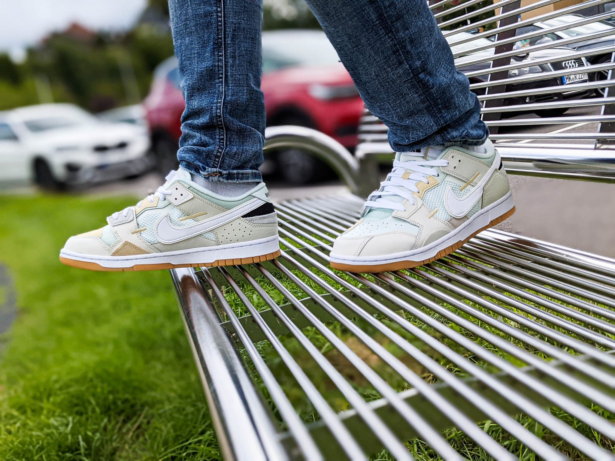 nike dunk low scrap sea glass review